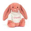 Bashful Sorrel Bunny with Personalised Cream Jumper