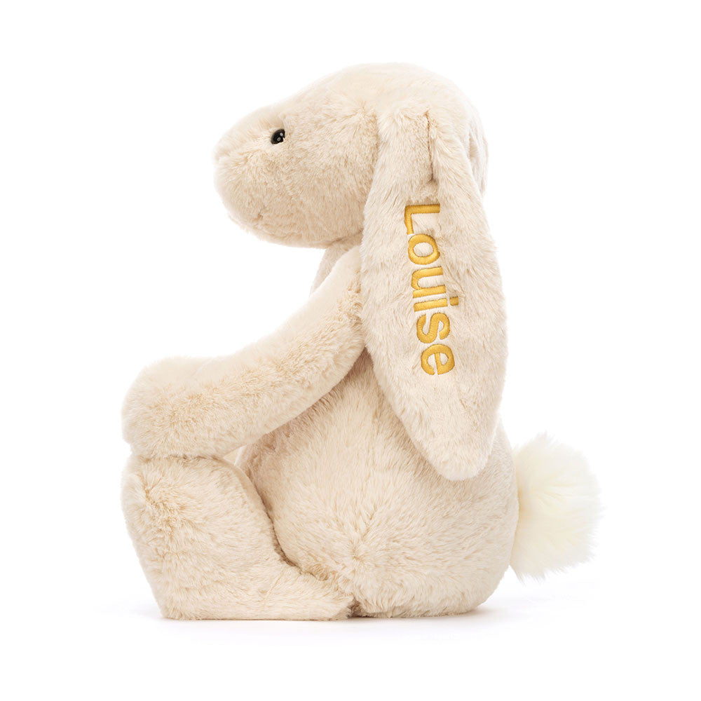 Personalised Bashful Luxe Bunny Willow Huge