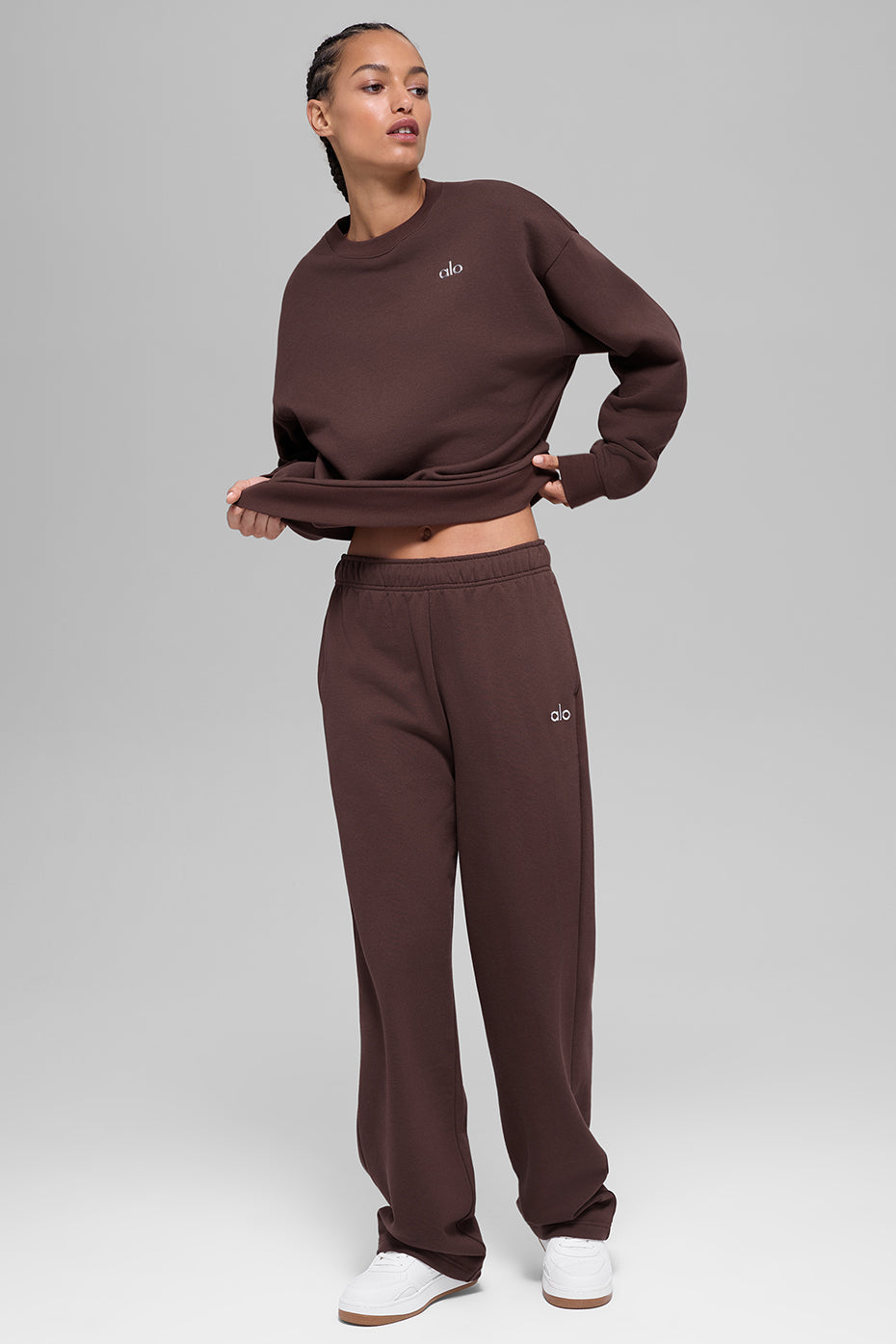 Accolade Straight Leg Sweatpant - Brownstone