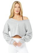 Prima Off-The-Shoulder Pullover - Dove Grey Heather