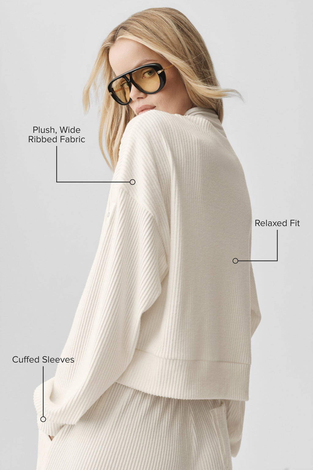 Muse Crew Neck Pullover - Ivory
