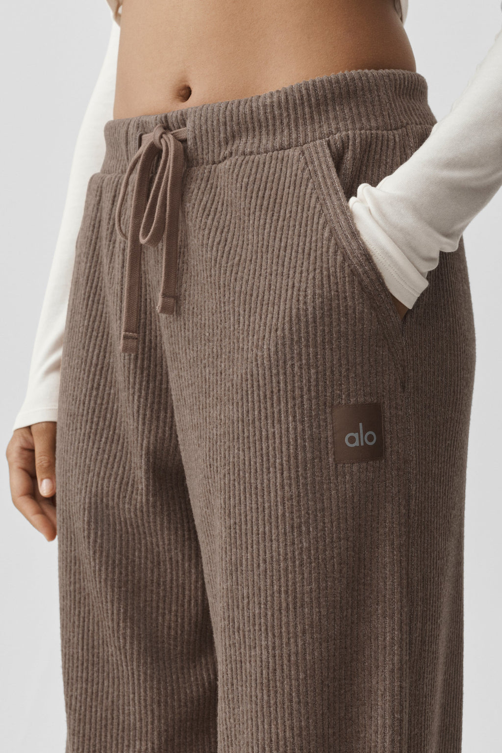 Muse Wide Leg Pant - Java Brown Heather