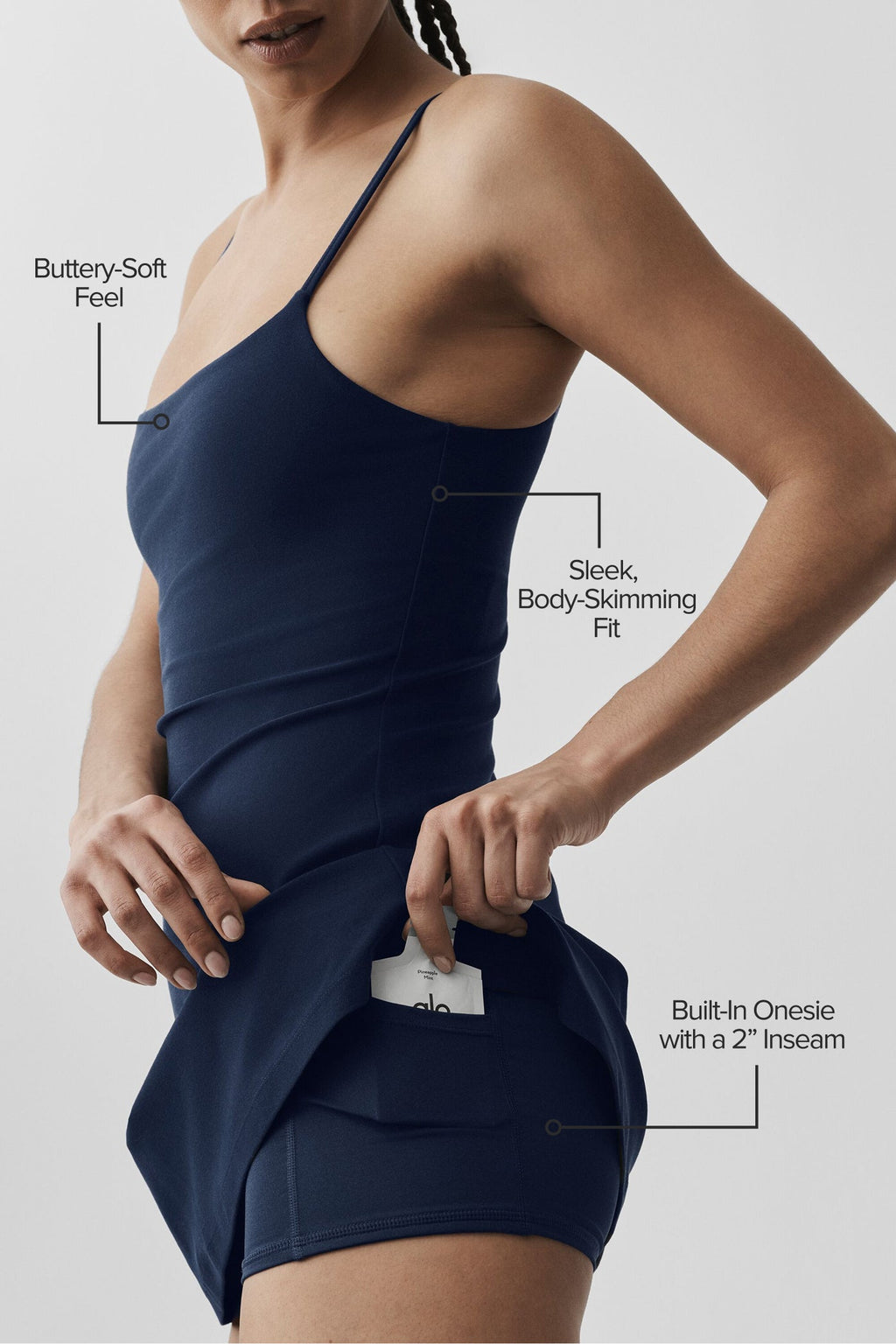 Encore Tennis Dress - Navy