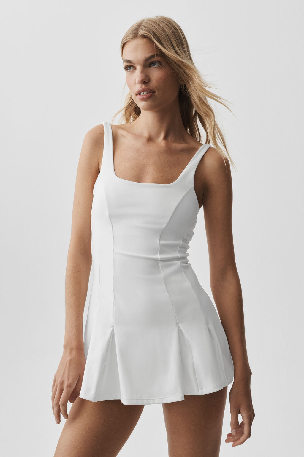 Softsculpt Topspin Tennis Dress - White