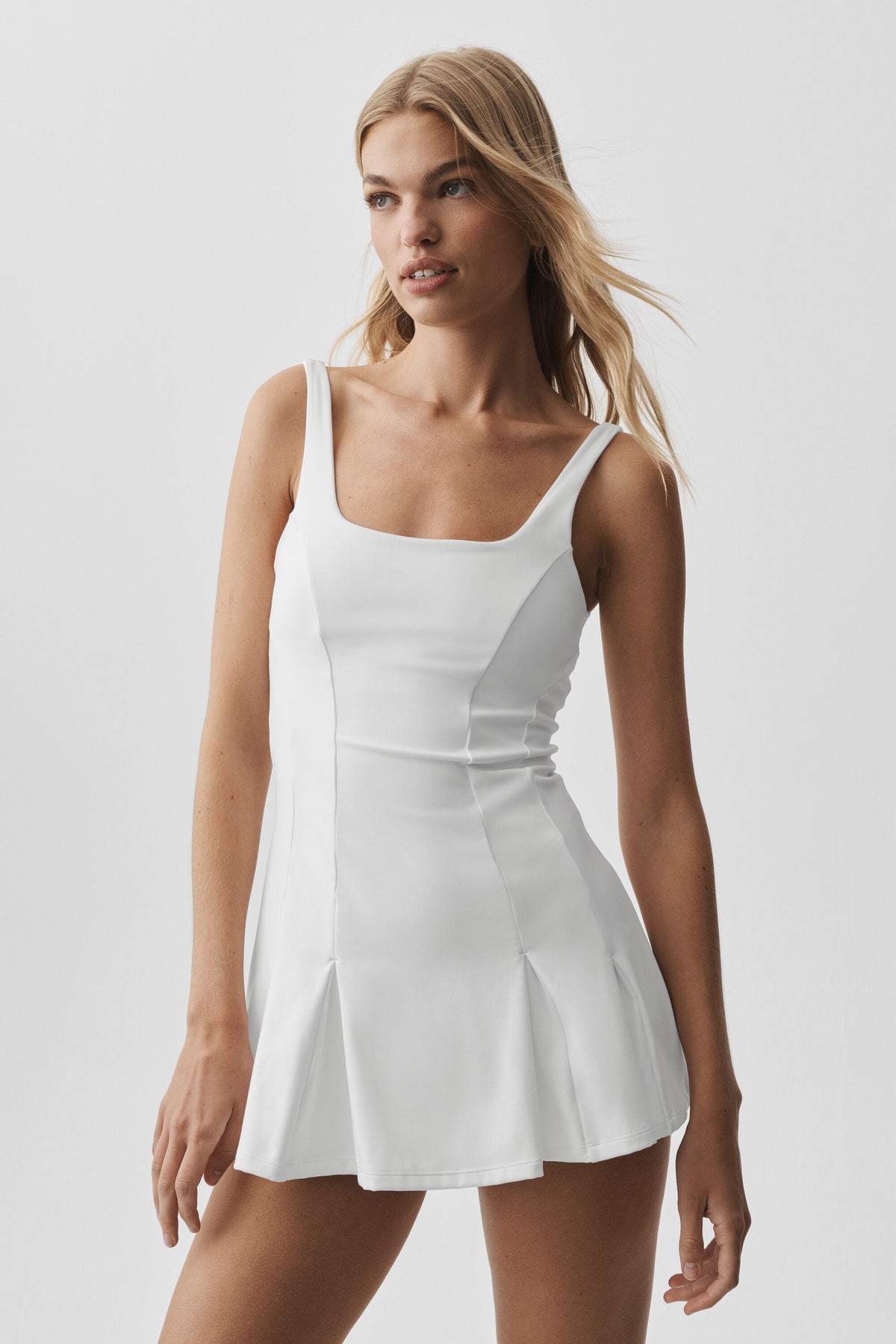 Softsculpt Topspin Tennis Dress - White