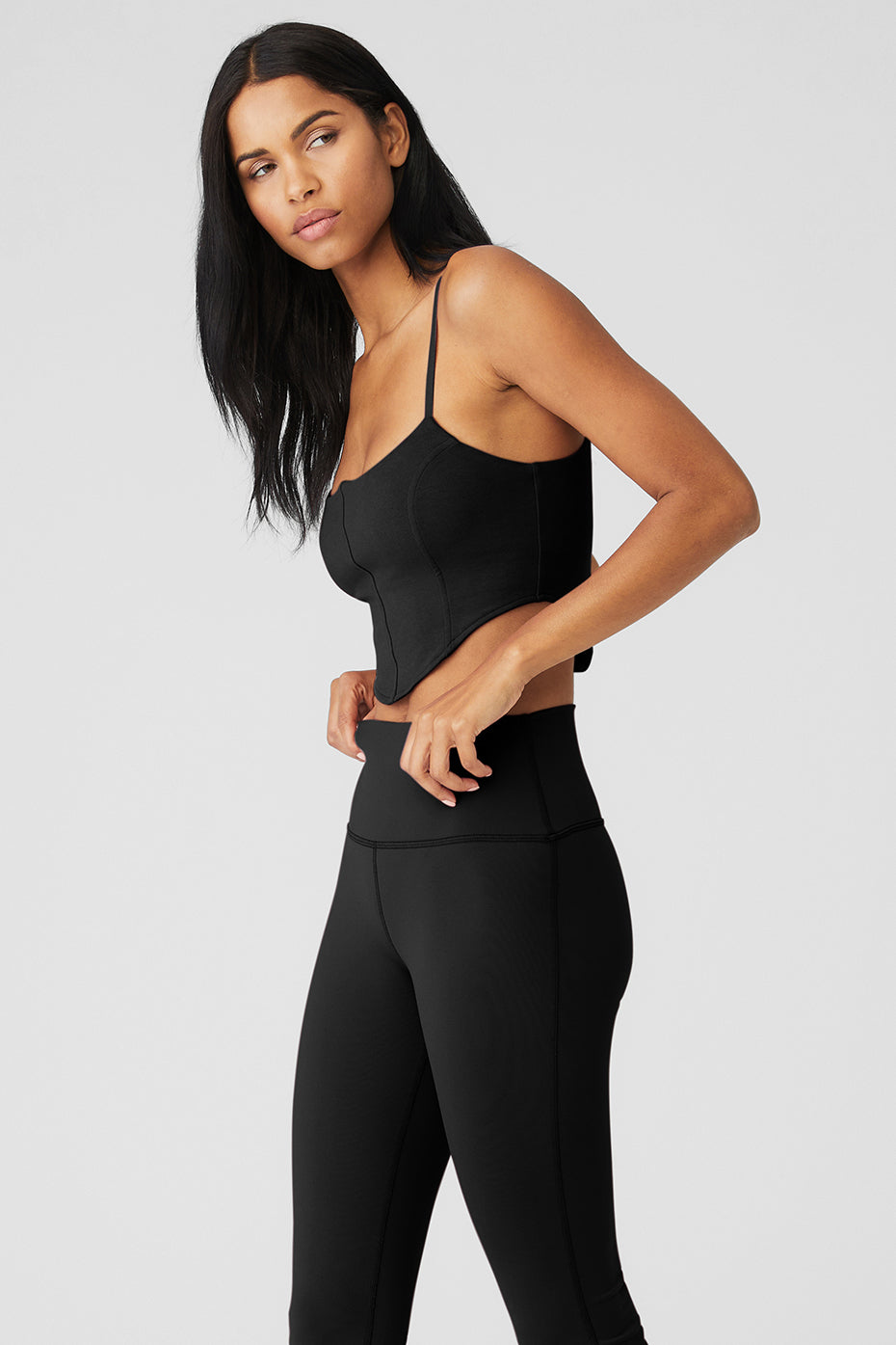 ALO Softsculpt Bra Tank - Black