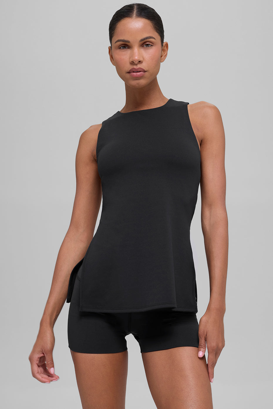 ALO Softsculpt Precision Full Length Bra Tank - Black
